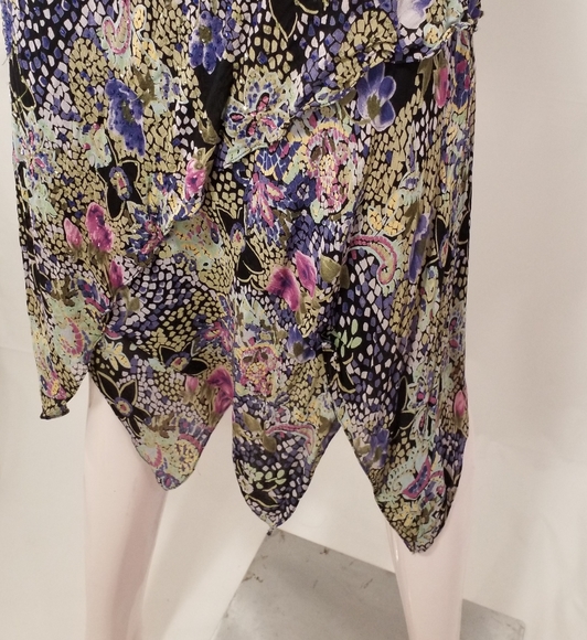 Eva Blue Slinky Dress - Picture 3 of 7